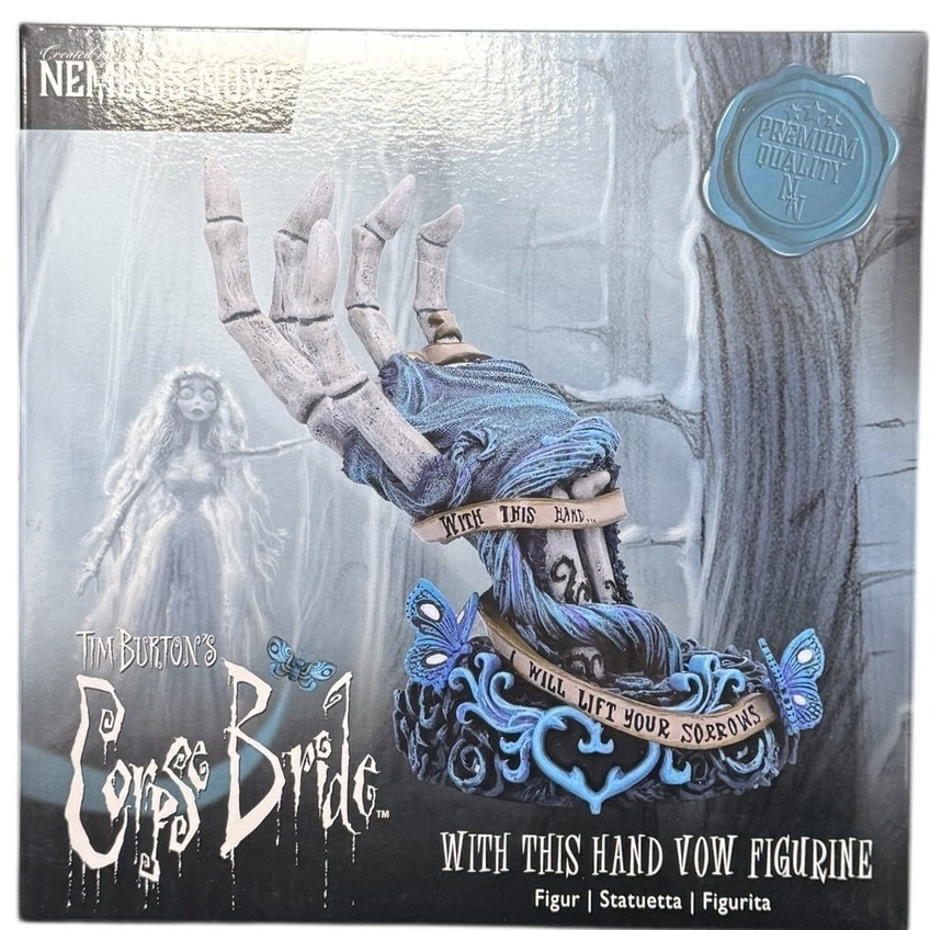 New New: Tim Burton's Corpse Bride With This Hand Vow Figurine - 17cm ...